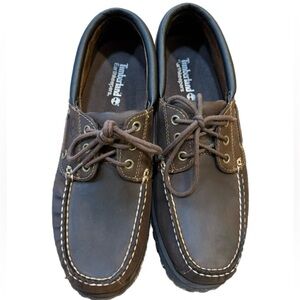 Timberland Men's Dark Brown Boat Shoes